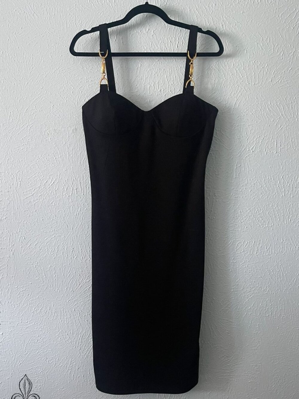 ☀️midi Venus black dress☀️